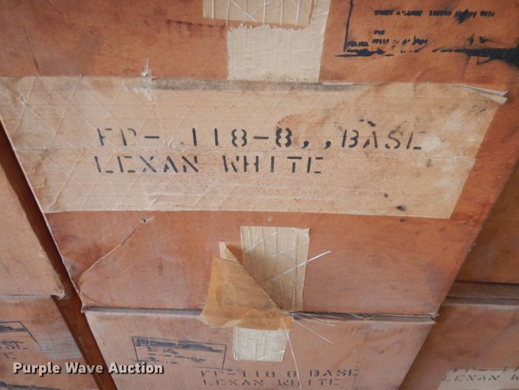 image for item KM9790 (8) Lexan white street lamp globes