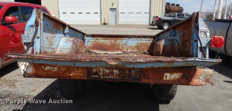 image for item KM9794 Pickup truck bed trailer