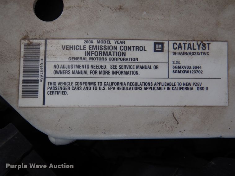 image for item KP9191 2008 Chevrolet Impala LS