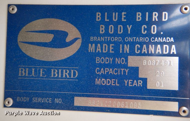 image for item KP9198 2001 Chevrolet Express G3500  school bus