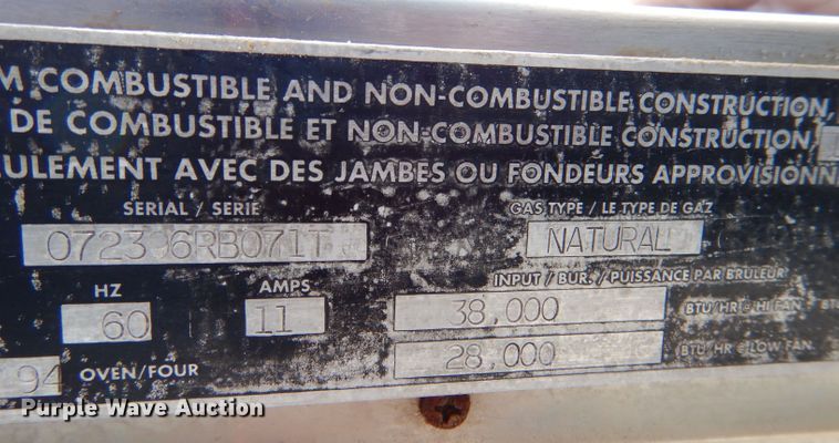 image for item LJ9877 Restaurant equipment