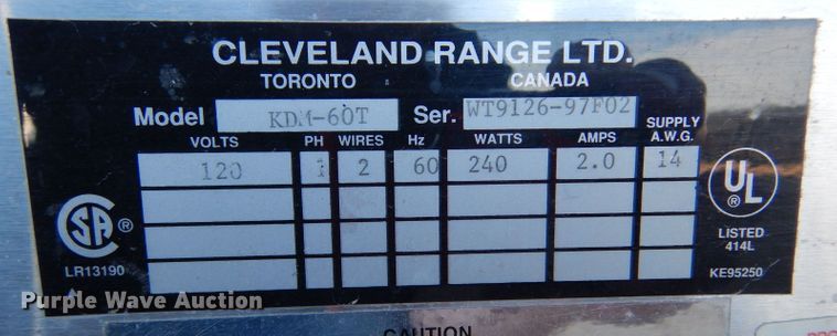 image for item LJ9877 Restaurant equipment