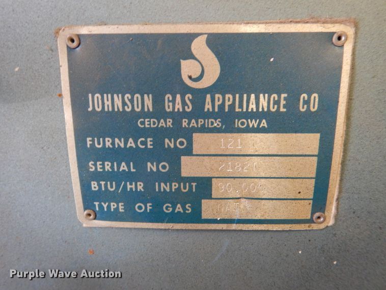 image for item LJ9950 Johnson Gas Appliance  forge