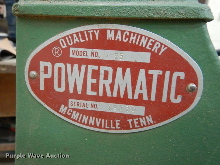 image for item LJ9951 Powermatic 95  scroll saw
