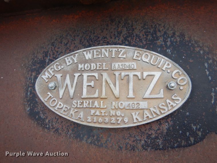 image for item LJ9958 Wentz AA1940 13' W snow plow