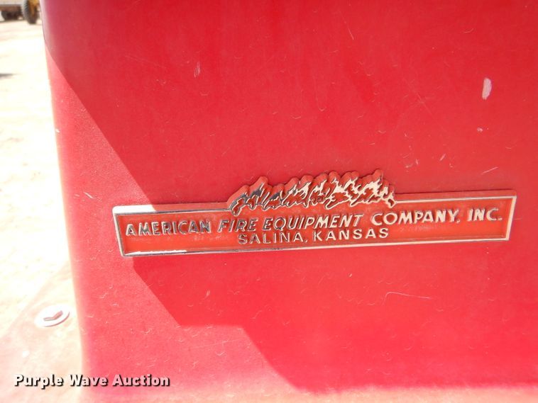 image for item LJ9962 American Fire Equipment  brush fire skid unit