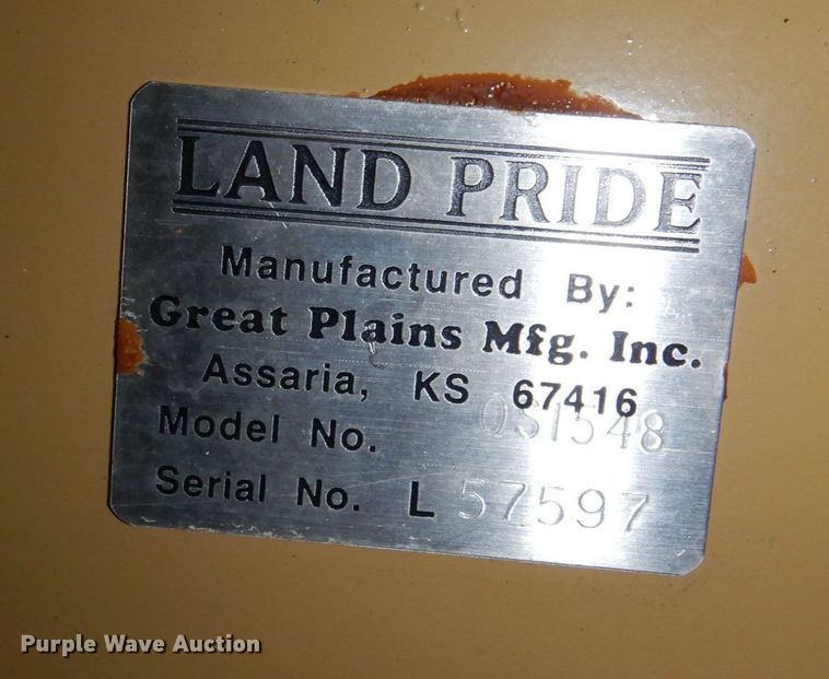 image for item MF9540 Land Pride Solid Stand 0S1548  seeder