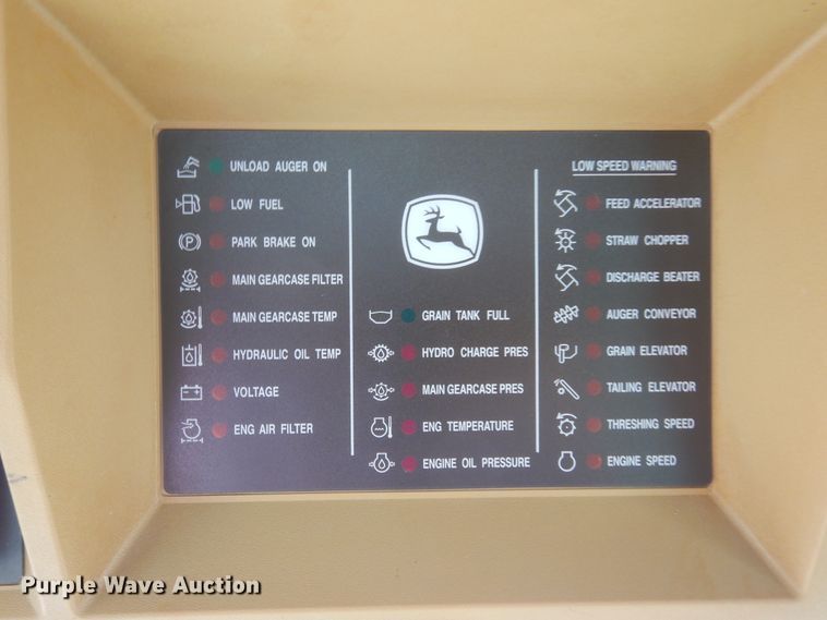 image for item DK0334 2004 John Deere 9760 STS  RWA combine