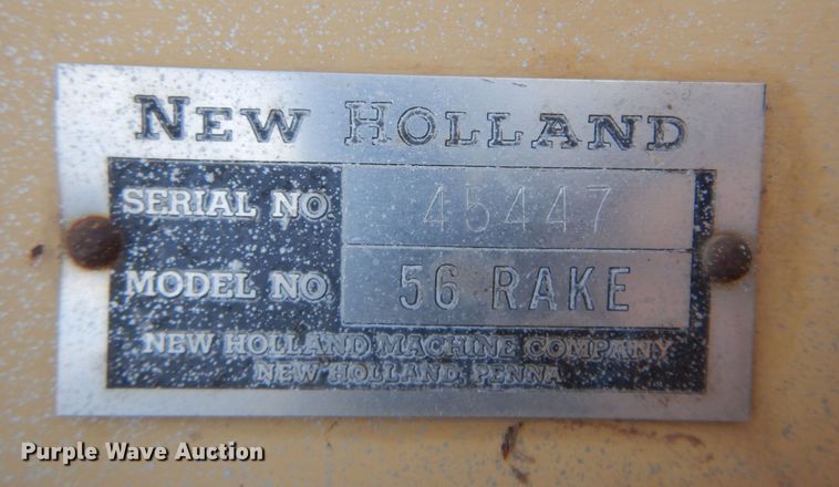 image for item DK0731 New Holland 56  hay rake