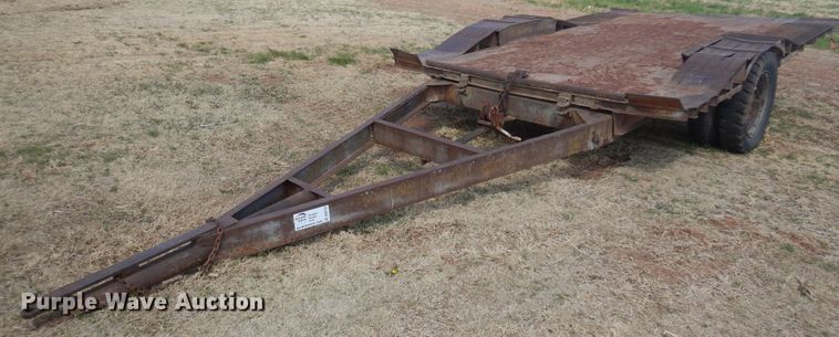 image for item DK0732 Shop built  tilt deck utility trailer