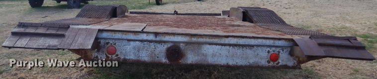 image for item DK0732 Shop built  tilt deck utility trailer