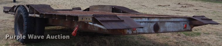 image for item DK0732 Shop built  tilt deck utility trailer