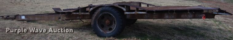 image for item DK0732 Shop built  tilt deck utility trailer