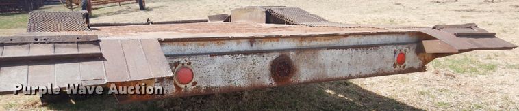 image for item DK0732 Shop built  tilt deck utility trailer