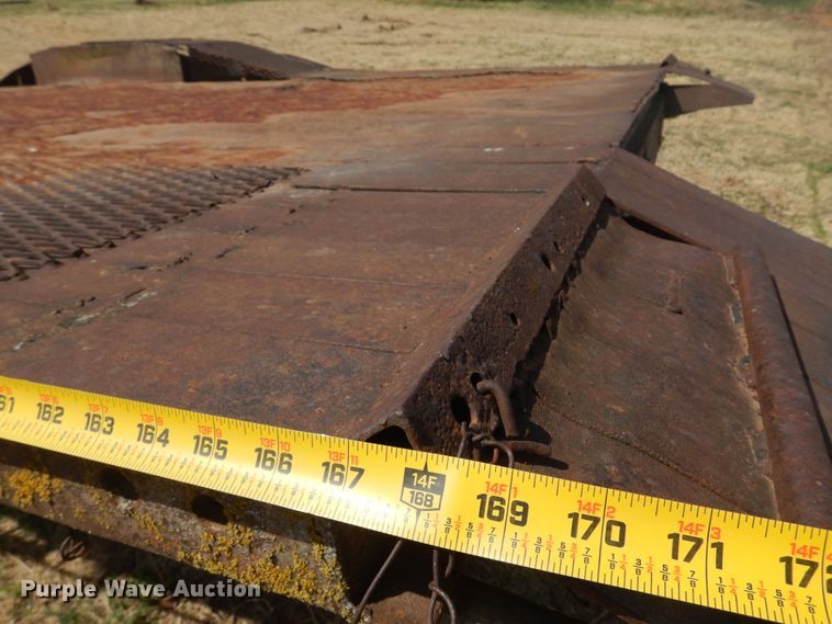 image for item DK0732 Shop built  tilt deck utility trailer