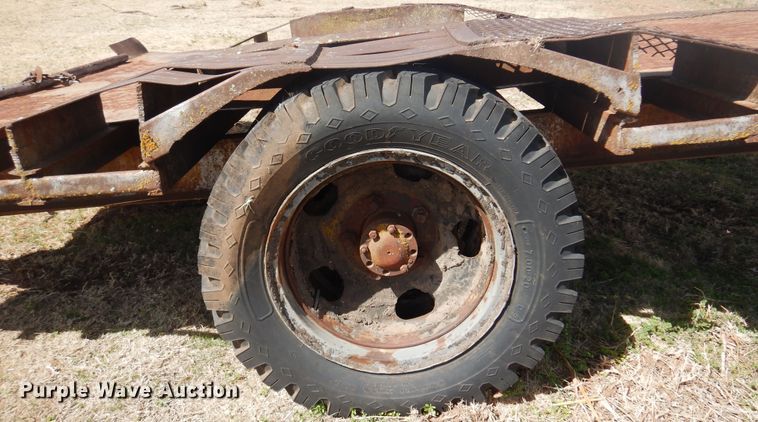 image for item DK0732 Shop built  tilt deck utility trailer