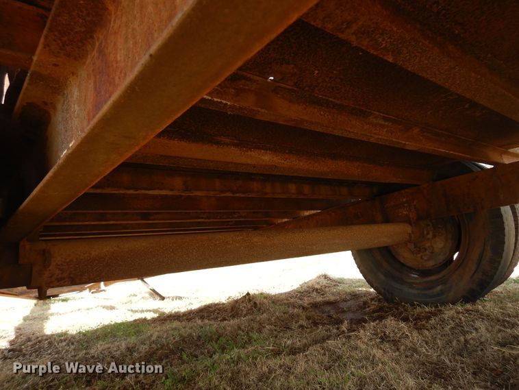 image for item DK0732 Shop built  tilt deck utility trailer