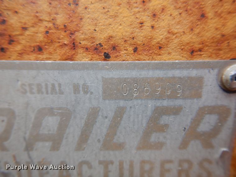 image for item DK0747 WW Trailer  utility trailer