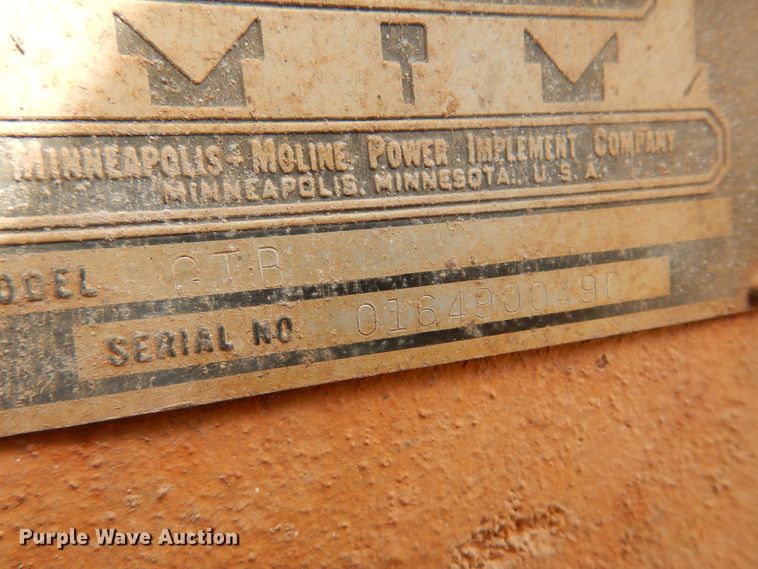 image for item DK0759 Minneapolis Moline GTB  tractor