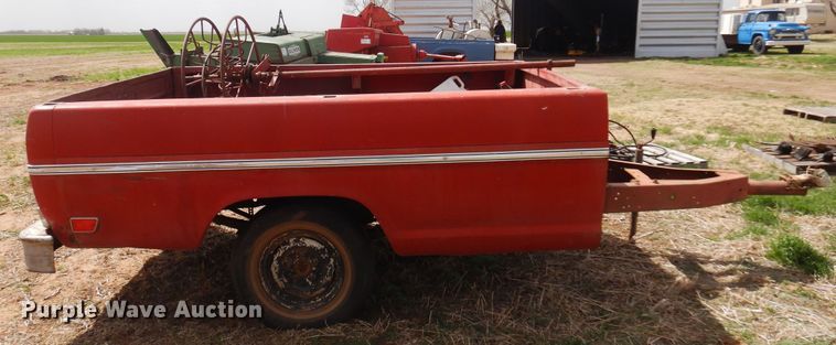 image for item DK0765 Pickup truck bed trailer