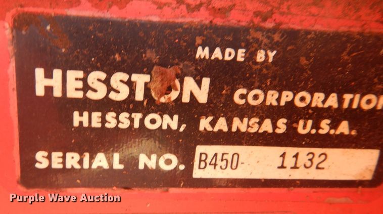 image for item DK0771 1978 Hesston 4500  small square baler