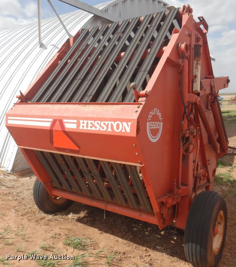 image for item DK0772 1980 Hesston Rounder 5500  round baler
