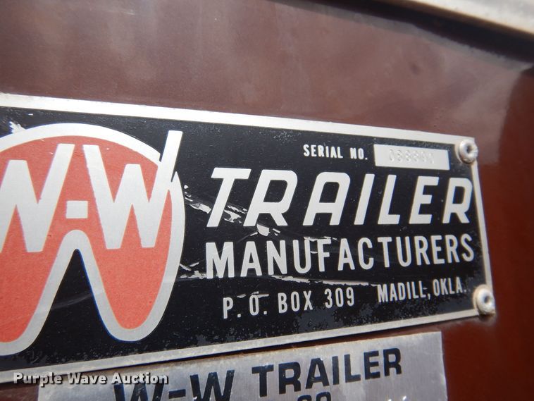 image for item DK0779 WW Trailer  livestock trailer