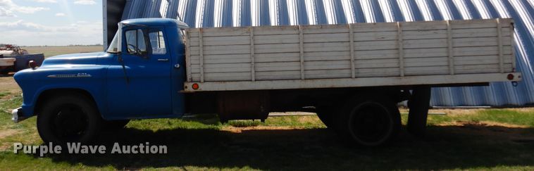 image for item DK0784 1956 Chevrolet 6100  grain truck