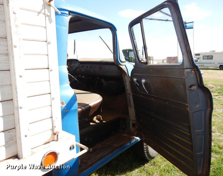 image for item DK0784 1956 Chevrolet 6100  grain truck