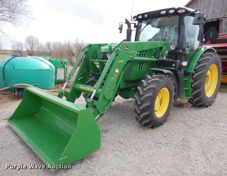 image for item DM6103 2012 John Deere 6125R  MFWD tractor