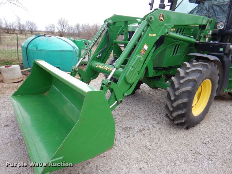 image for item DM6103 2012 John Deere 6125R  MFWD tractor