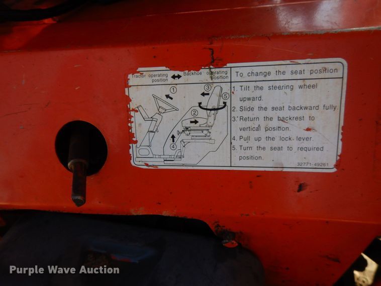 image for item DM7265 2007 Kubota B26  backhoe