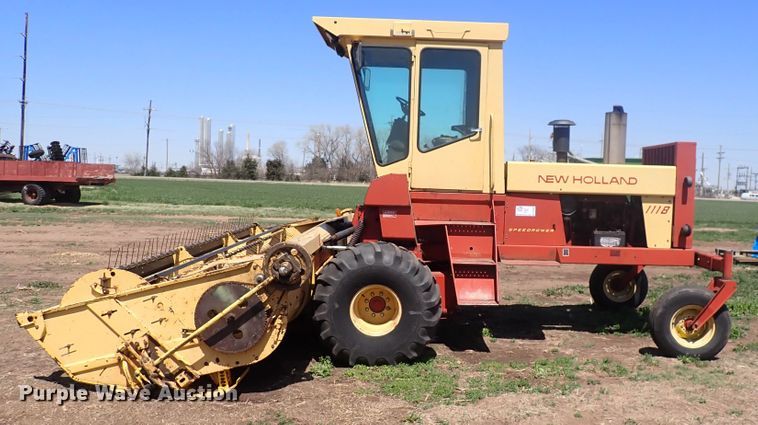 image for item DP4596 1990 New Holland 1118  windrower
