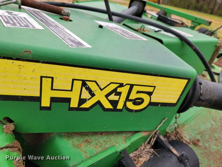 image for item JL9651 John Deere HX15  batwing rotary mower