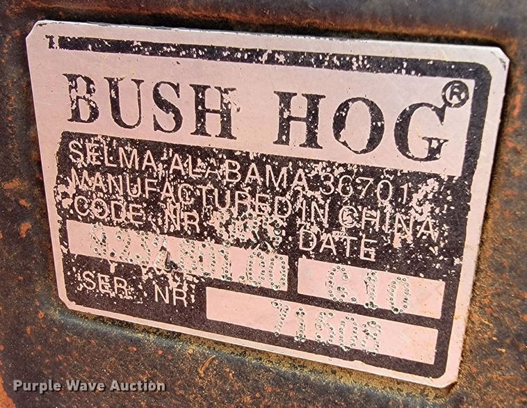 image for item JL9654 Bush Hog 296  rotary mower