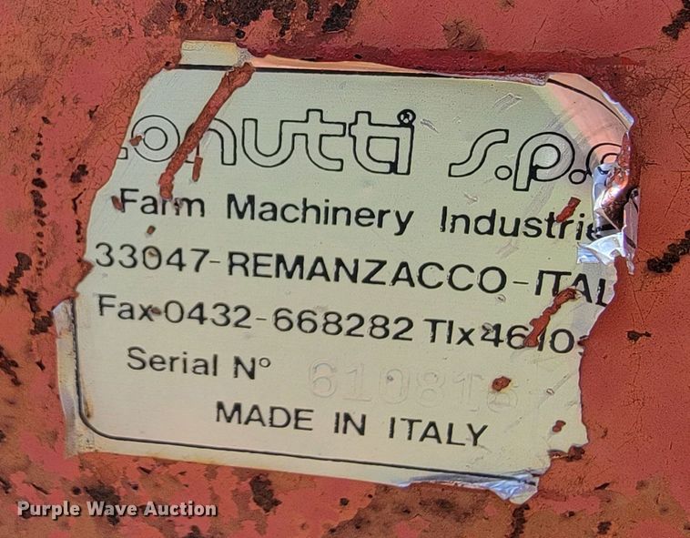 image for item JL9674 Tonutti  hay rake