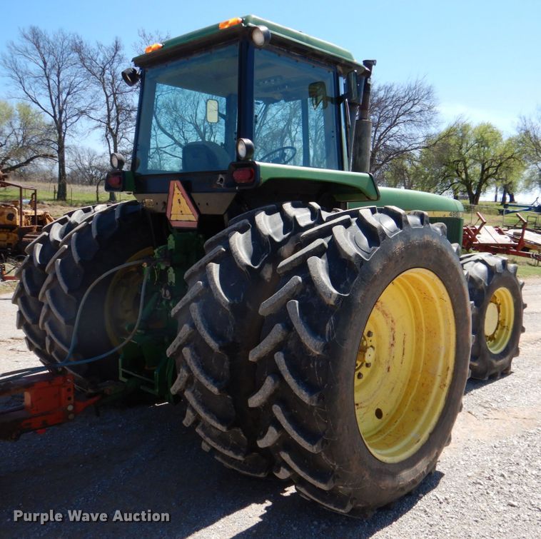 image for item KP9242 1989 John Deere 4955  MFWD tractor