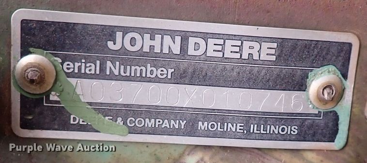 image for item KR9673 John Deere 3700  nine bottom plow