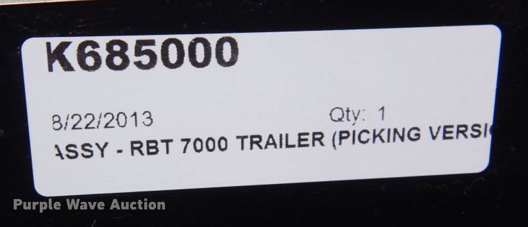 image for item KU9684 2013 Koyker RBT7000  hay bale mover