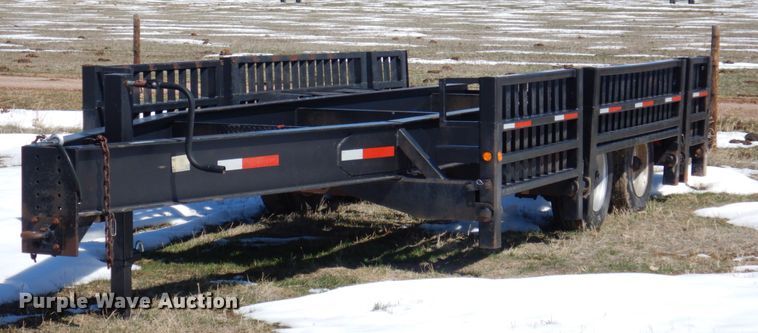 image for item KU9685 2017 Littrel Welding  windrower trailer