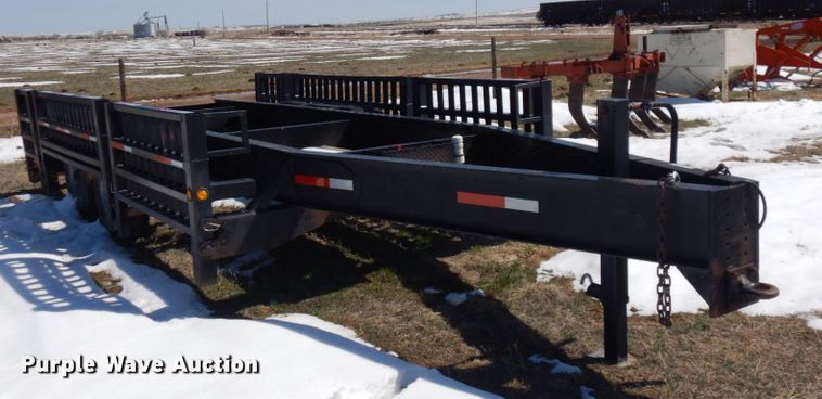 image for item KU9685 2017 Littrel Welding  windrower trailer