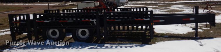 image for item KU9685 2017 Littrel Welding  windrower trailer