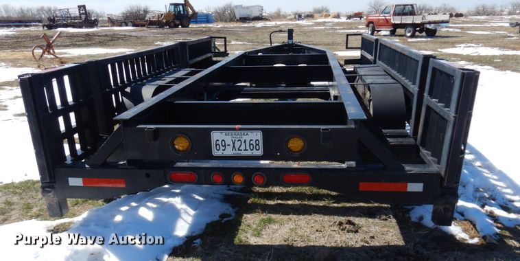 image for item KU9685 2017 Littrel Welding  windrower trailer