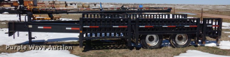 image for item KU9685 2017 Littrel Welding  windrower trailer