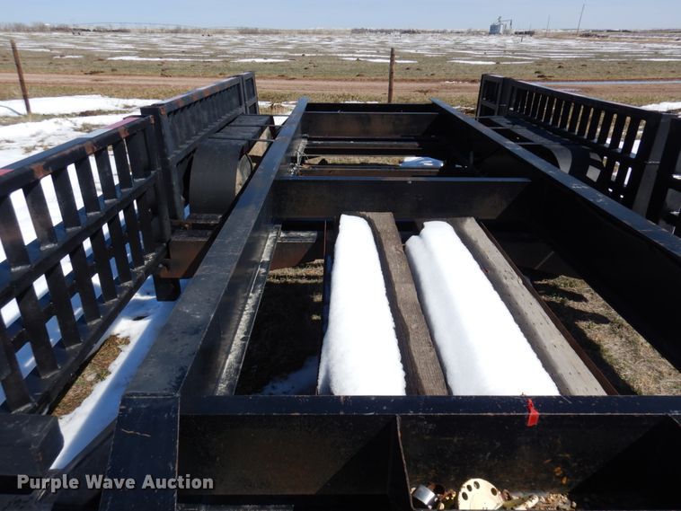 image for item KU9685 2017 Littrel Welding  windrower trailer