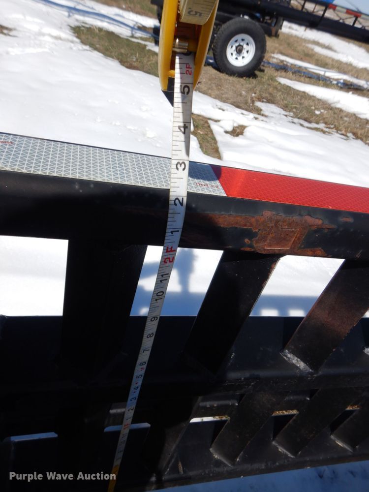 image for item KU9685 2017 Littrel Welding  windrower trailer