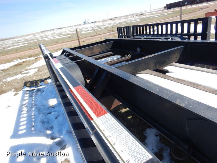 image for item KU9685 2017 Littrel Welding  windrower trailer