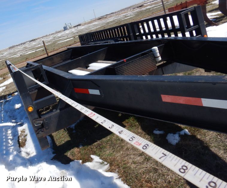 image for item KU9685 2017 Littrel Welding  windrower trailer