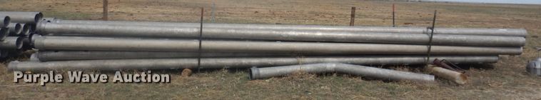 image for item KU9710 Approximately 53 gated aluminum irrigation pipe