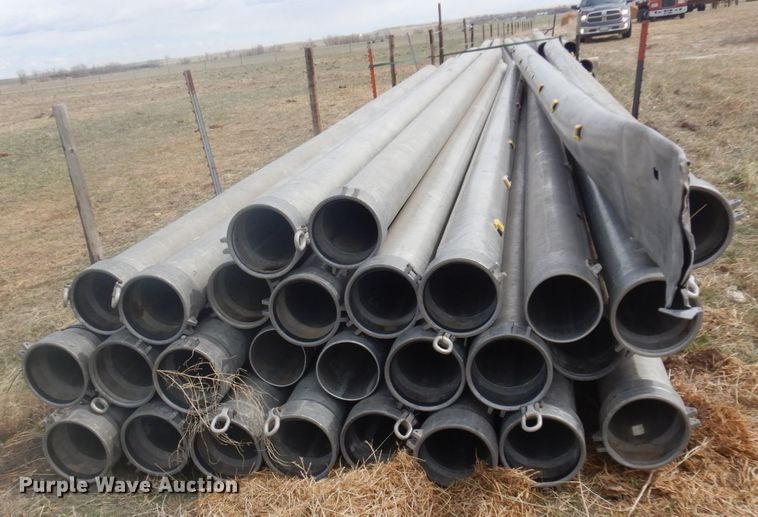 image for item KU9710 Approximately 53 gated aluminum irrigation pipe